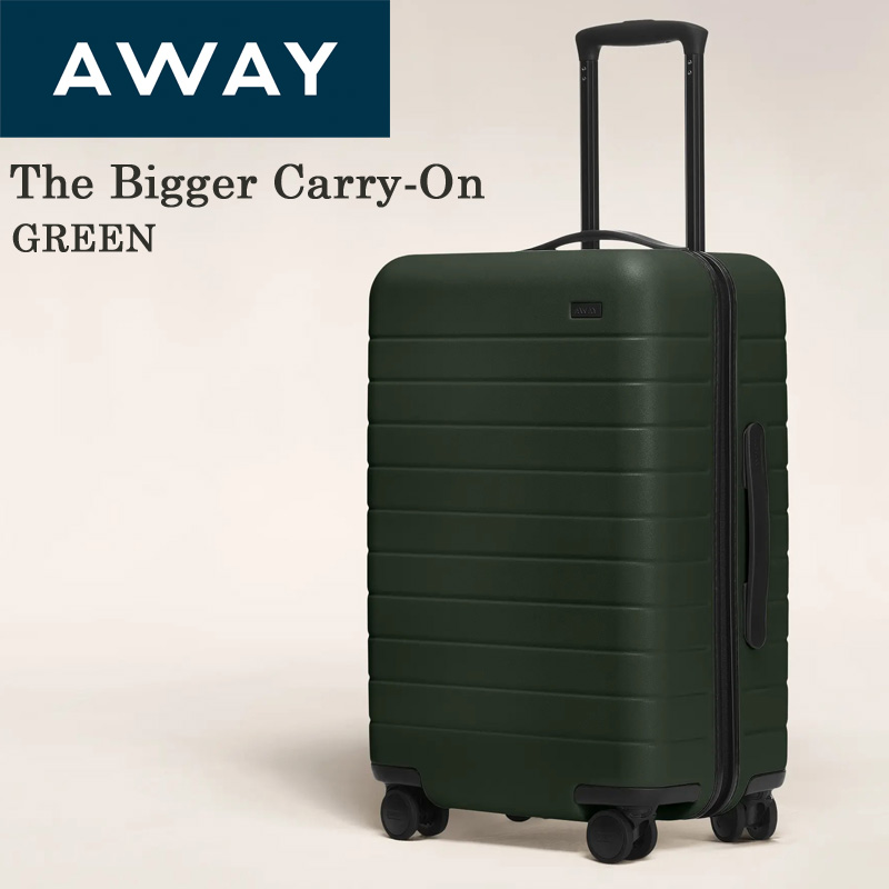 本物の AWAY キャリーケース The Bigger Carry-On GREEN グリーン