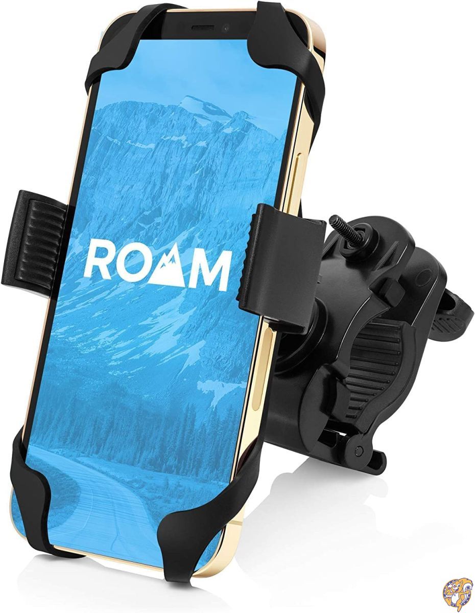 Matte Black - 注目の Roam 定期入れの Universal Premium for Motorcycle Bike Mount Phone