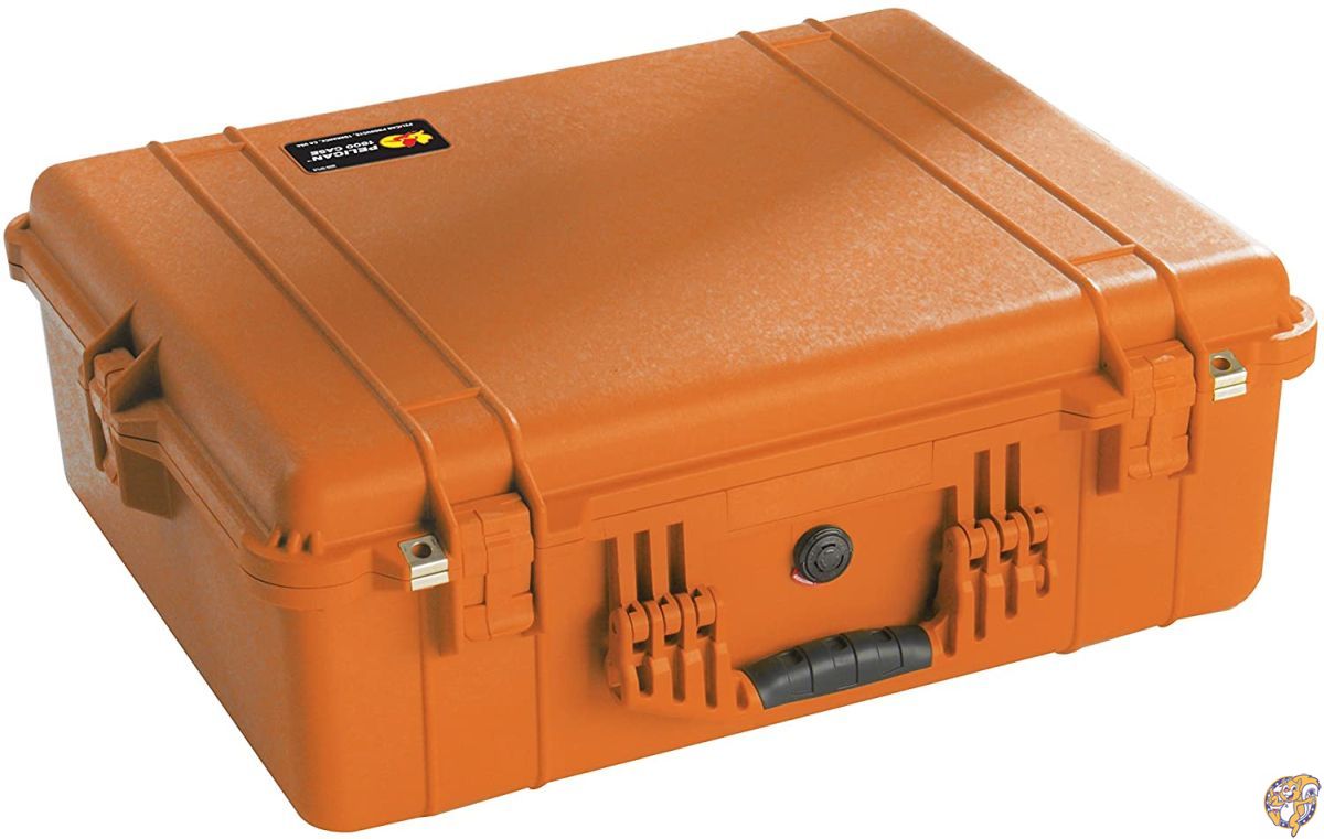 愛用 PELICAN ハードケース 1600 46L オレンジ 1600-000-150 送料無料