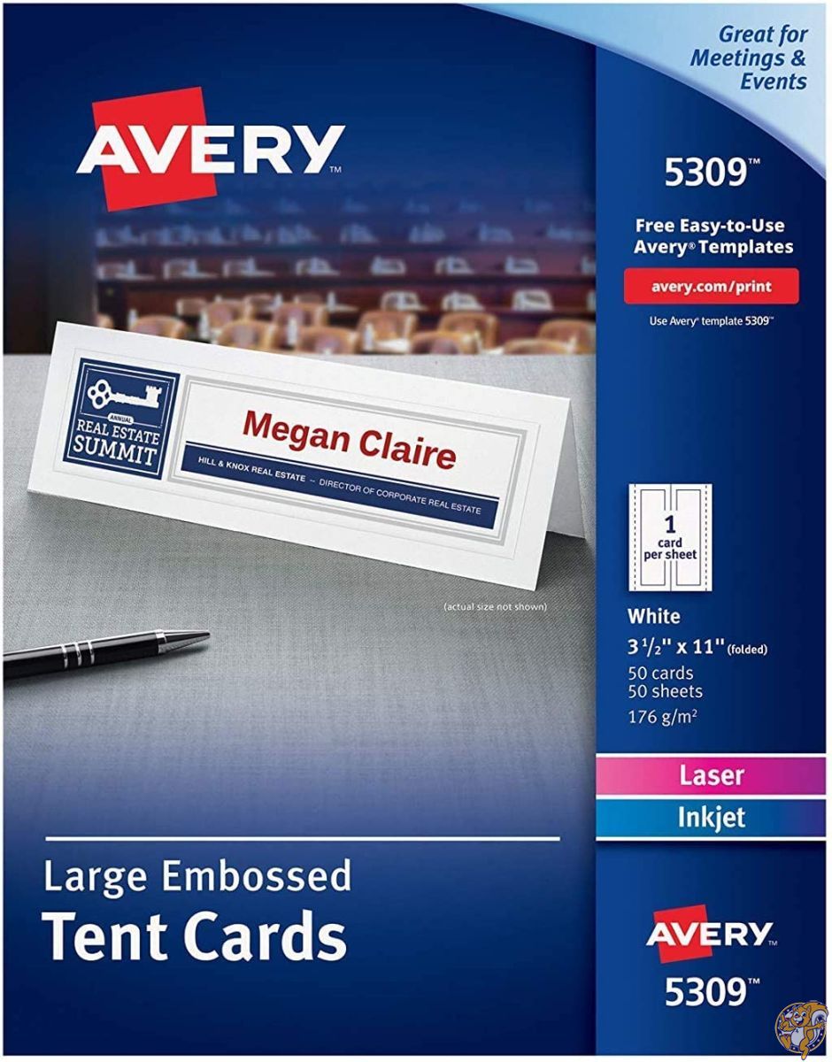 66％以上節約 ☆新作入荷☆新品 Avery 5309 Tent Cards White 3-1 2 x 11 1 Card Sheet 50 per Box 送料無料 kv-mannern.de kv-mannern.de