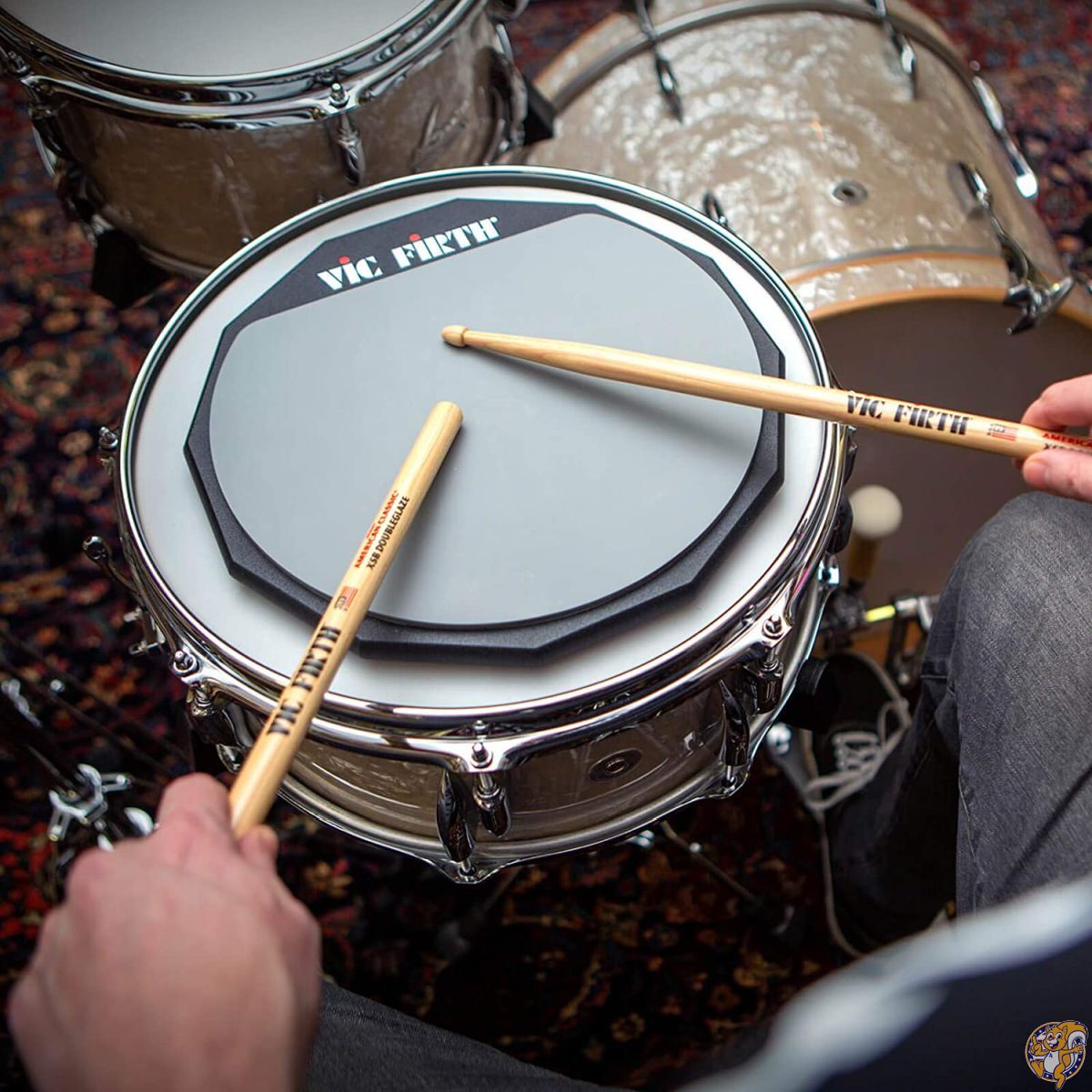 卸直営 VIC FIRTH ヴィックファース Heavy Hitter Basspad マーチング