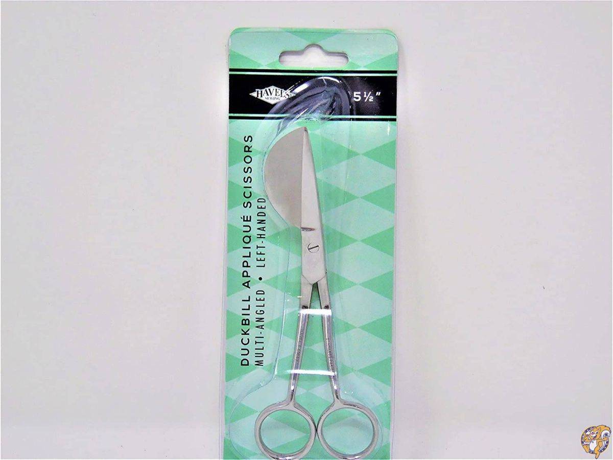 Multi-Angled Duckbill Applique Scissors 5.5-Left Handed