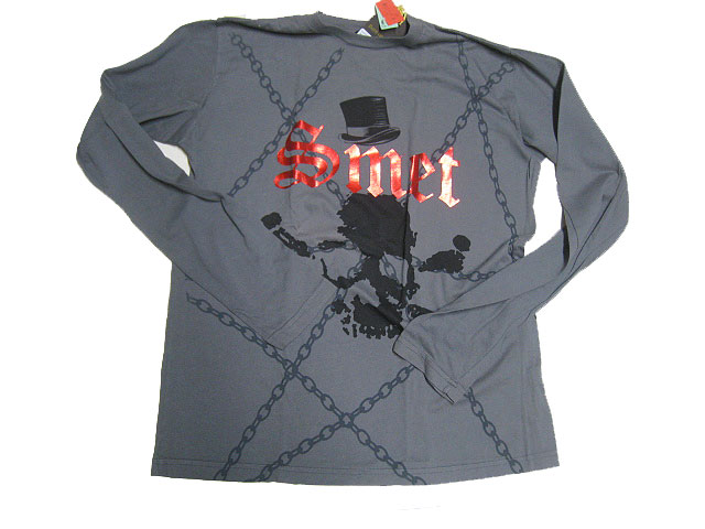 SMET/スメット Men's L/S Tee ¨Heart¨ ［GREY］ スメット