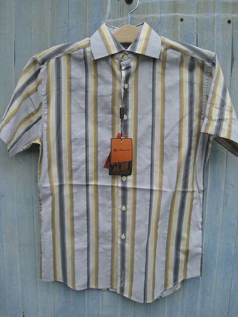 BEN SHERMAN/ベンシャーマン ストライプ半袖シャツ11
