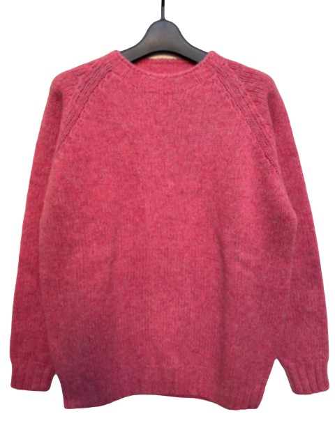 大きさ40HARLEY OF SCOTLANDハーレーオブスコットランド\u003cBR\u003eCHUNKY KNIT 100%WOOL rosebud
