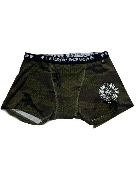 新品CHROME HEARTS ボクサーパンツ グリーン グリーン（緑）系 L CHROME HEARTS(クロムハーツ) ボクサー