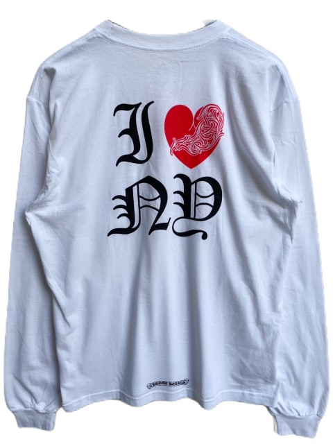 ★Chrome Hearts★ マイアミ限定ダガーロングスリーブTシャツ Chrome Hearts マイアミ限定ダガーロゴ ロングスリーブ T シャツ