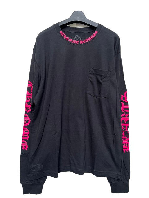 楽天市場】CHROME HEATRSクロムハーツネックロゴロングスリーブTシャツ