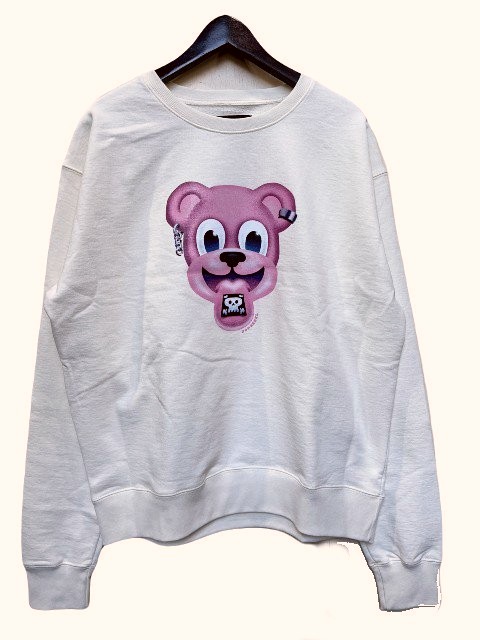 DOM REBEL/ドムレーベル\u003cBR\u003eTRIPPY SWEATSHIRT ivory