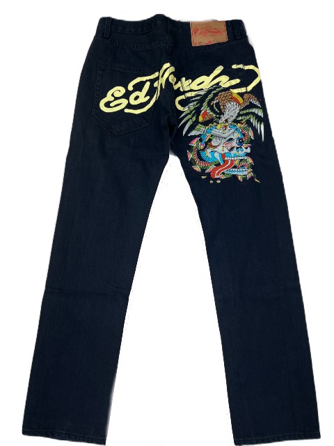 ED HARDY/エドハーディー EAGLE STRIKES ブラックデニム