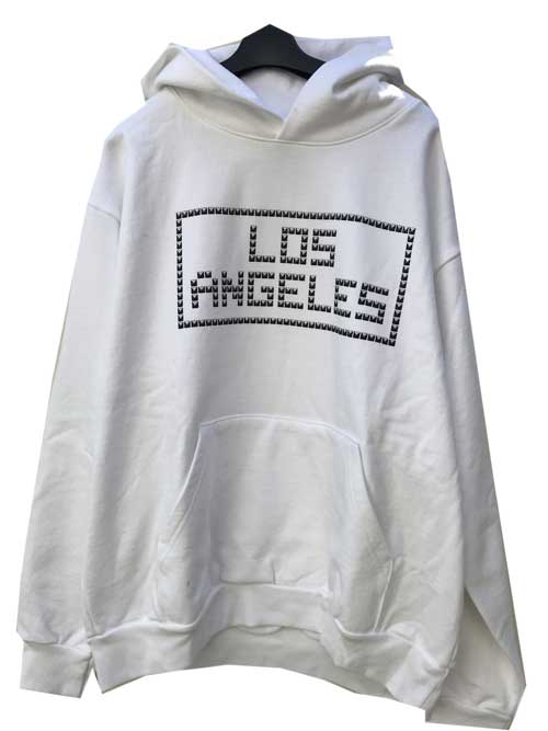 HTCエイチティーシー HTC 20th Hood Sweat #Pyramid LA white