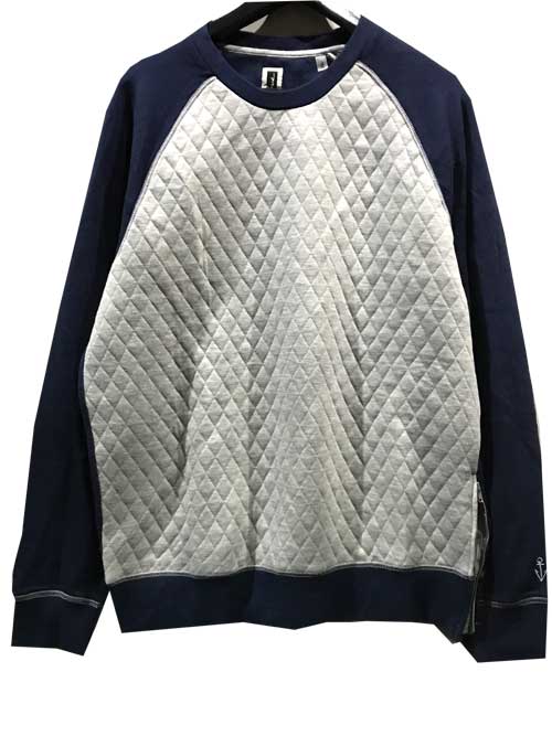 HOWEハウSTREET FIGHTER サイドジップスェットGREY/NAVY
