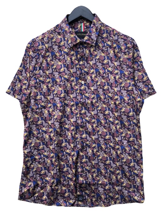 KARL MOMMOOカールモンモー柄シャツ 半袖 brown|AMERICAN DREAM