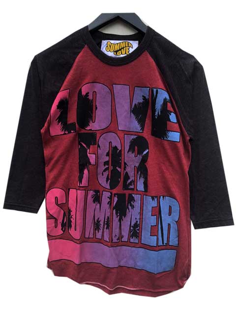 SUMMER LOVE LOVE FOR SUMMER[red]サマーラブ7分丈ロンＴＥＥ