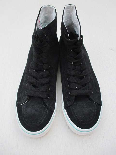 UNIFユニフ 202's スェードハイカットスニーカー　black