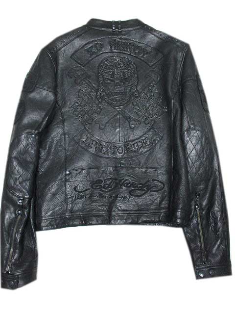 楽天市場】ED HARDY / エドハーディーレザーRIDERS LEATHER JACKET
