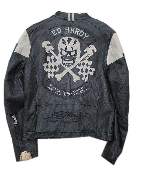 楽天市場】ED HARDY / エドハーディーレザーRIDERS LEATHER