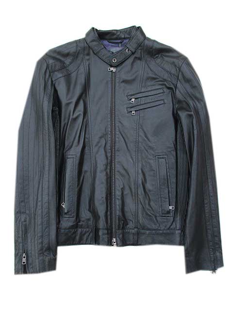 エンポリオアルマーニ レザージャケット 42 EMPORIO ARMANI エンポリオ アルマーニ レザージャケット ブルゾン