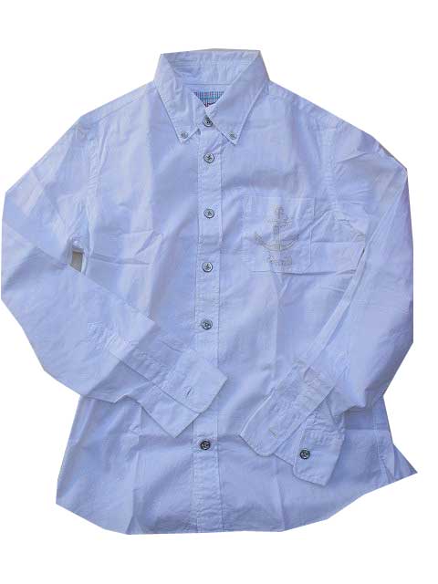 DOPE+DRAKKAR/草＆ドラッカー\u003cBR\u003eMARINE B.D プルオーバー white