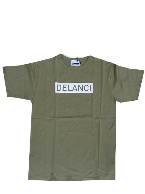 DELANCIデランシー LOGO Tシャツ olive