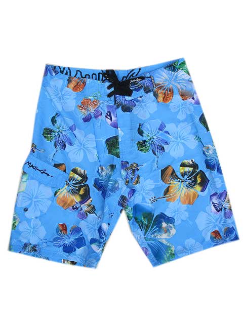 MAUI&SONSマウイ＆サンズ PCSTCARD FLORALボードショーツ l.blue