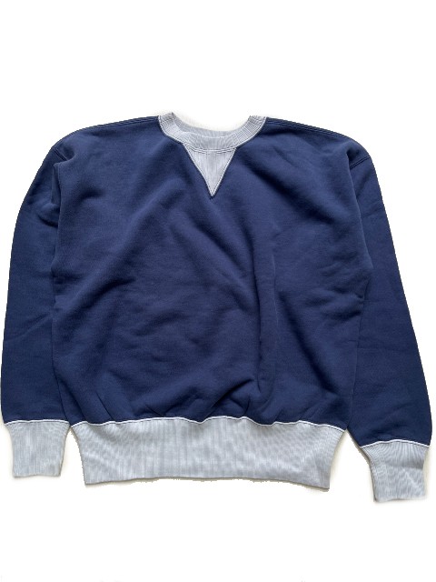 AMERICAN DREAMオリジナル切り替えしセットインスェットnavy/white｜AMERICAN　DREAM