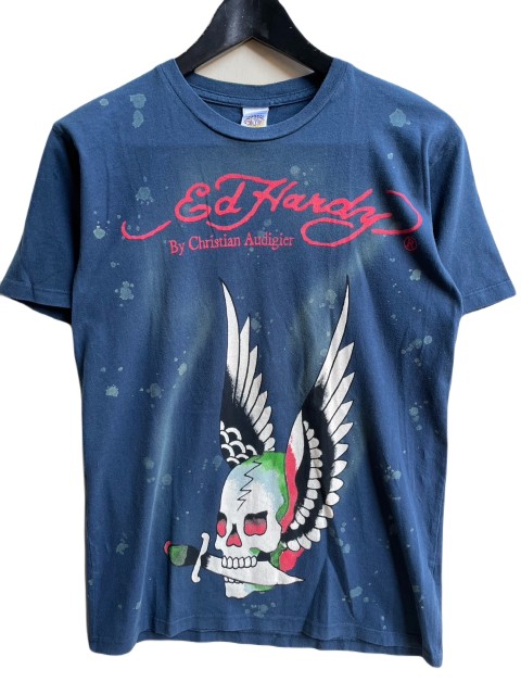 ED HARDY/エドハーディー DSTSKLWN NAVY Ｔシャツ
