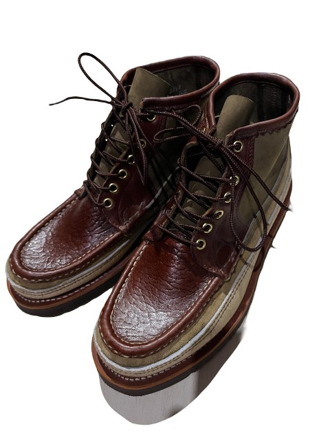 RUSSELL MOCCASINラッセルモカシン\u003cBR\u003e別注ひな型PH SHORT LARAMIE COMB W/LET BOOTS
