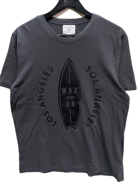 SOL ANGELES/ソルエンジェル WAX ON CREW TEE black