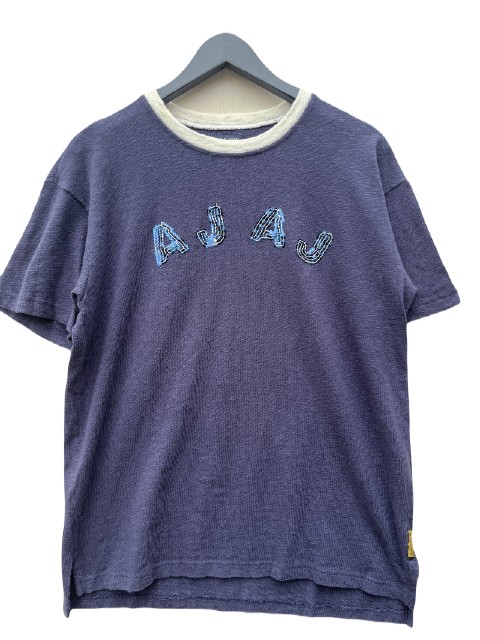 AJ アルマーニジーンズ スパンコールTシャツ navy|AMERICAN DREAM