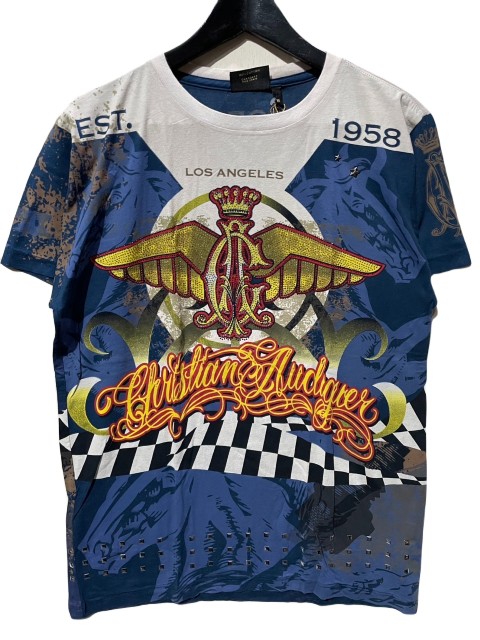 CHRISTIAN AUDIGIER S/STEE ラインストーン　ブルー