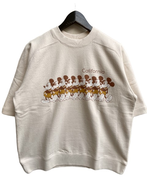 JACKSON MATISSE for UNDYED ミッキー半袖スウェット カリフォルニア