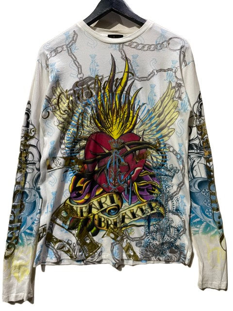 CHRISTIAN AUDIGIER/クリスチャンオードジェーラインストーンL/S TEEクリスチャンオードジェーL/STシャツ送料無料|AMERICAN DREAM