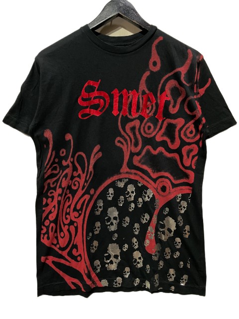 SMET SKULLED HEART Tシャツ ［BLK］スメット