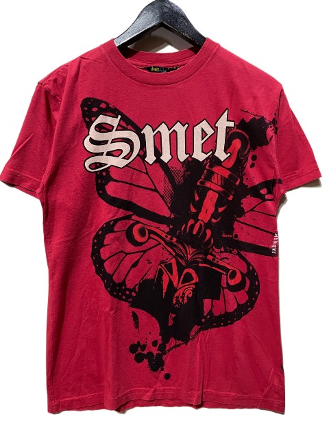 SMET PIERCED HEART Tシャツ ［RED］ スメット