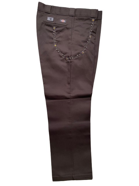 楽天市場】HTC x Dickies ウォレットチェーンスタッズカスタムパンツ