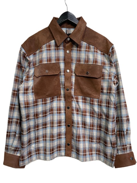BREATHブレス NEW RICH CHECK SHIRT / brown