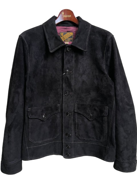 Y'2 LEATHERワイツーレザーHORSE NUBUCK COSSACK JACKET black NB-162|AMERICAN DREAM