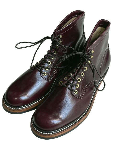 Y\u00272 LEATHERワイツーレザー  ANILIN HORSE WORK BOOTS cherry LS-02