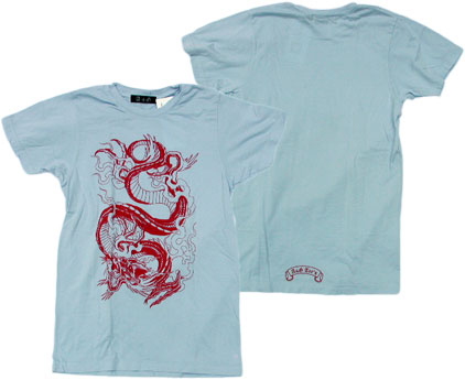 A＆G/エーアンドジー S/S Ｔ-SHIRT　ドラゴン[Blue]