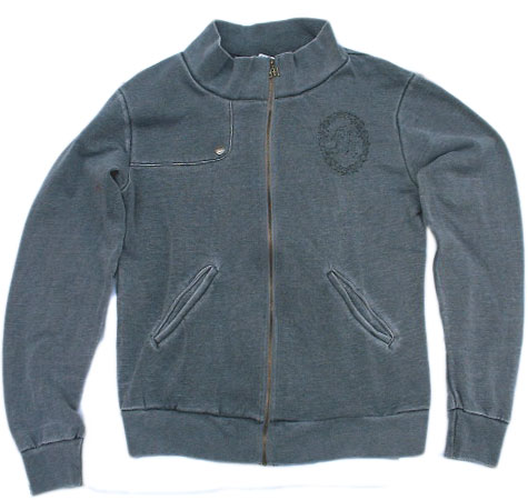 MORPHINE GENERATION /モーフィンゼネレーション 　TRACKTOP ZIP SWEAT　-PEACE- [Grey]