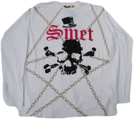 SMET Men's L/S Tee ¨Heart¨ ［WHT］ スメット