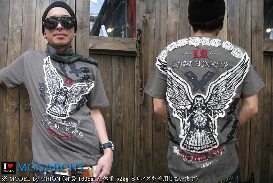 MONARCHY S/S TEE [ASH]