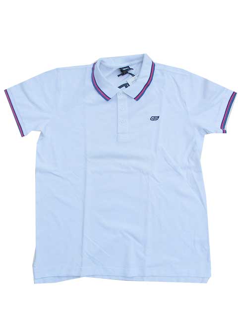 55DSL [D100] POLO SHIRT MURRA ５５ポロシャツwhite