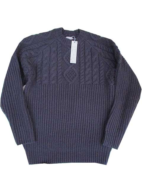 Influenceインフルエンスアランクルーネックニットnavy|AMERICAN DREAM