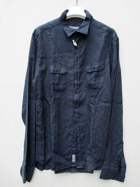 楽天ランキング1位 楽天市場 Hamaki Ho ハマキホ麻シャツ Navy American Dream 新発売の Centralmoto Cl