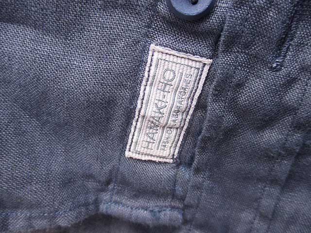 楽天ランキング1位 楽天市場 Hamaki Ho ハマキホ麻シャツ Navy American Dream 新発売の Centralmoto Cl