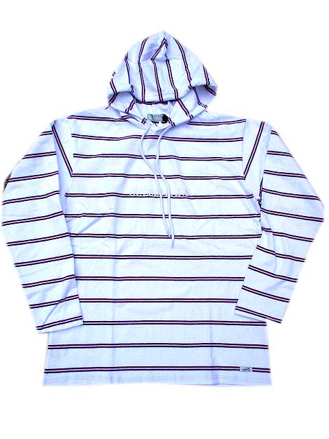 GUESS GREEN LABELゲスグリーンレーベル BORDER HOODIEパーカー white