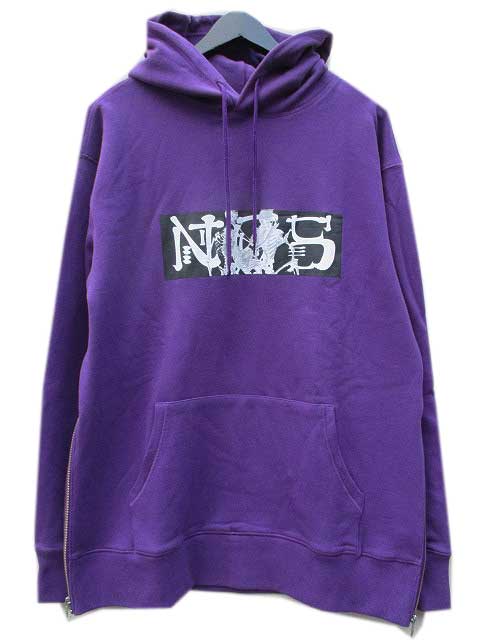 NCS NOT COMMON SENSEノットコモンセンスSKELETON SEX SIDE ZIP HOODIE purple｜AMERICAN　DREAM 8,881円