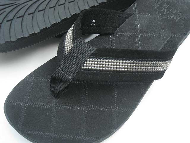 BLACK SURF/黒いことサーフ\u003cBR\u003e SILVIAN SILVIAN \u003cBR\u003e サンダル black/black サンダル-メンズ靴
